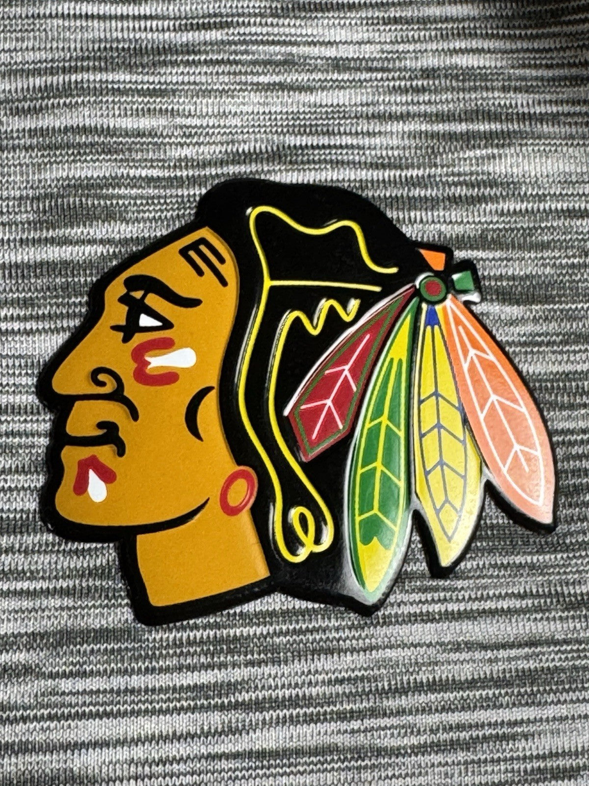 LeverWear Women's Chicago Blackhawks Logo Jacket Sz M.   (B.163)