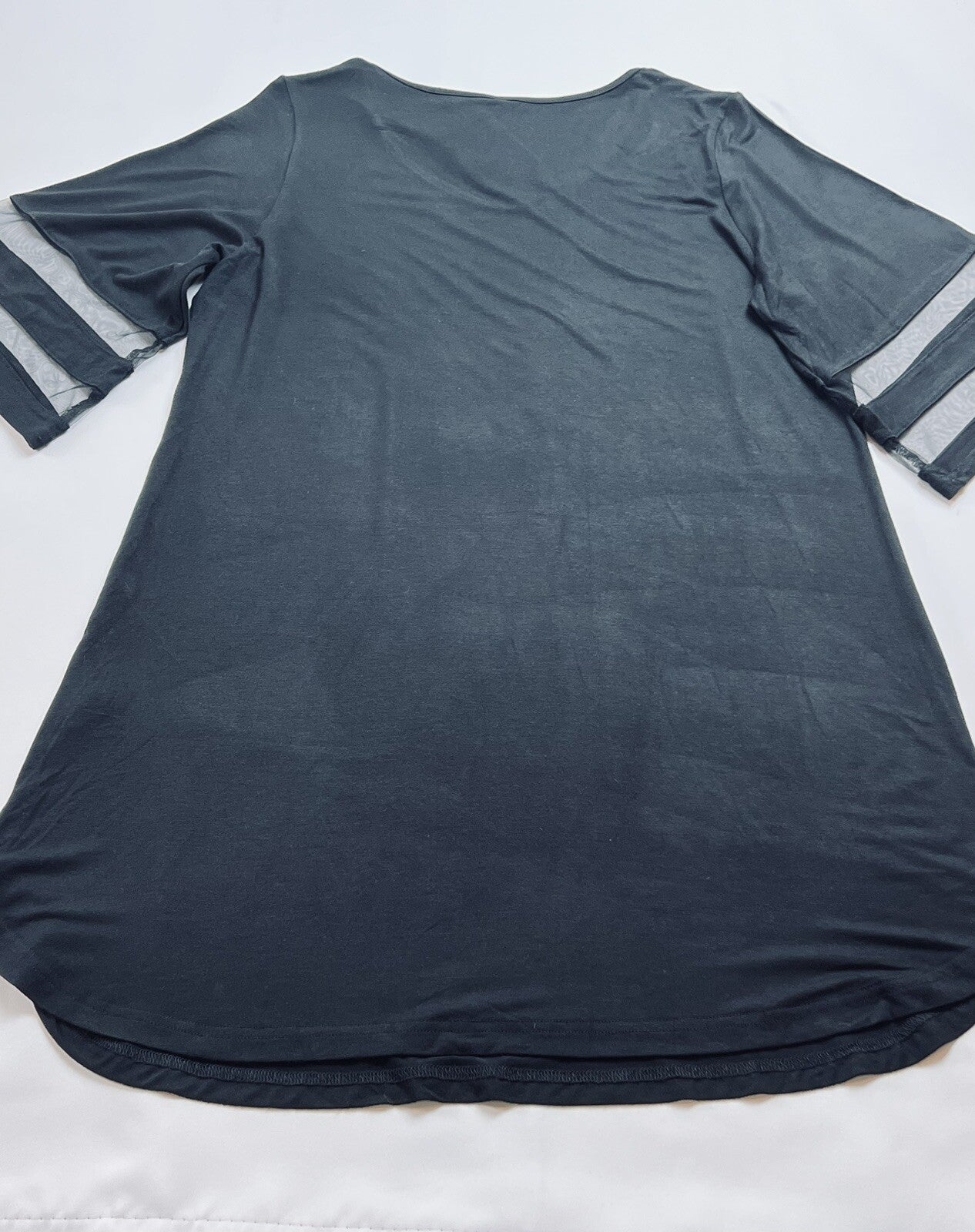 Prinstory Women’s Fleece Black Dress Sz S