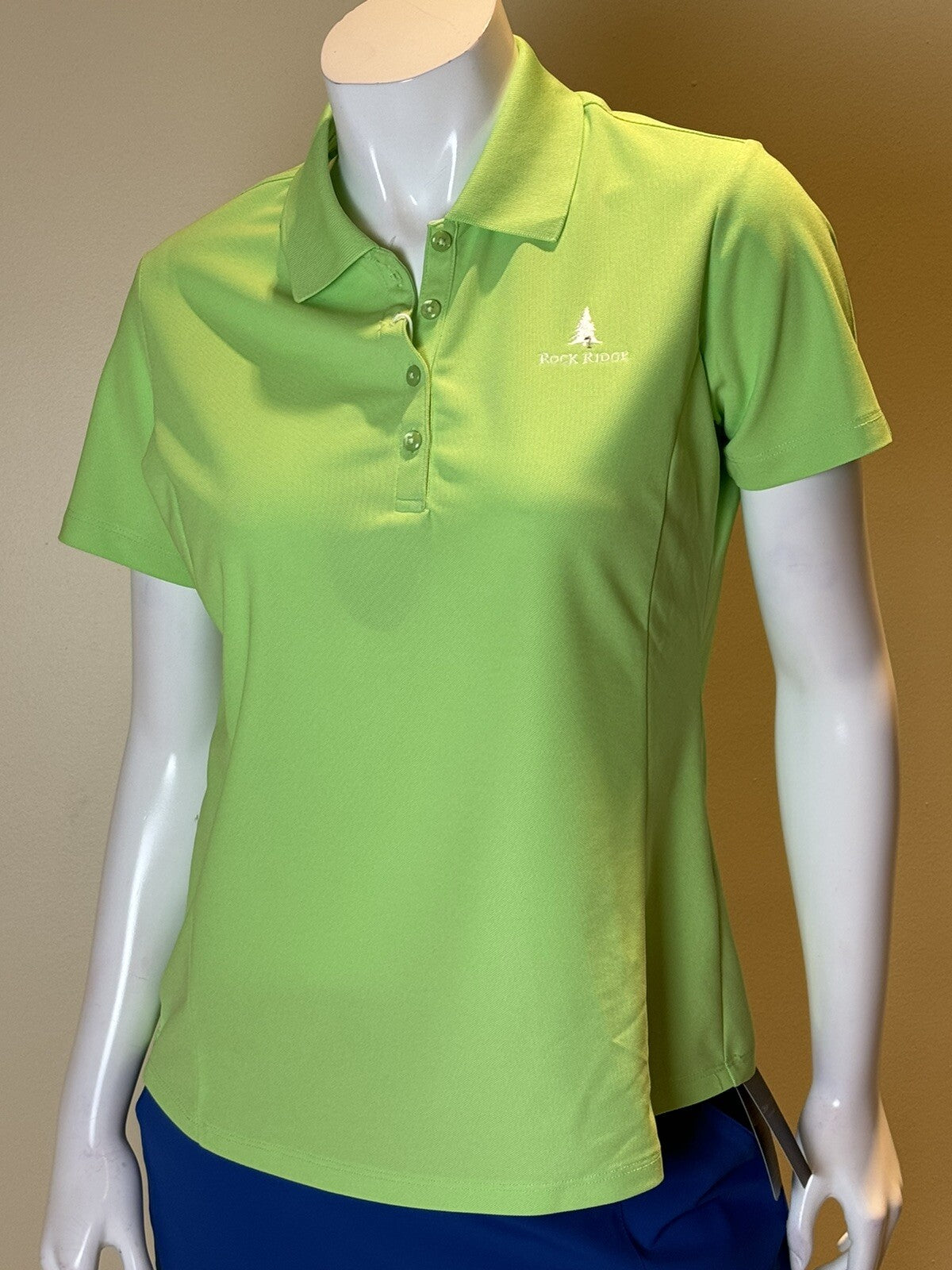Greg Norman Women's Top Golf Polo Shirt Green Sz M.    (62)