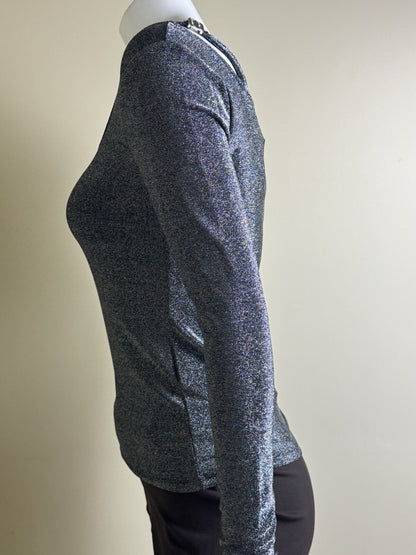 $89 DKNY Women's Long Sleeves Blouse Size XS   (B.141)