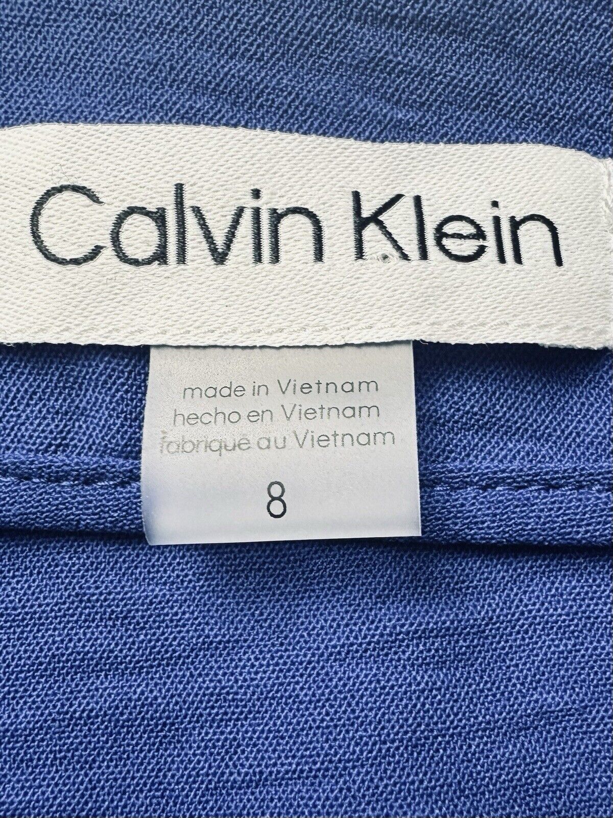 $134 CALVIN KLEIN Women’s Size 8 Blue Dress  (B.60)