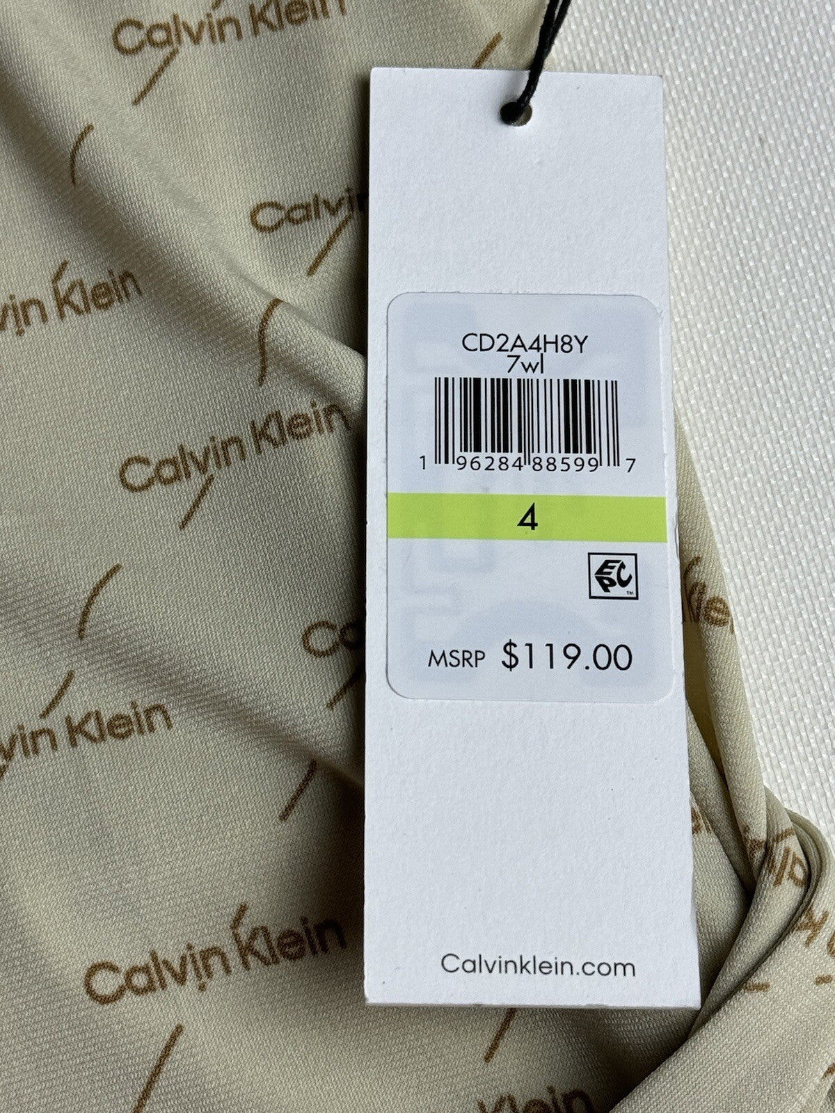 $119CALVIN KLEIN Women’s Size 4 Logo Dress   (B.56)