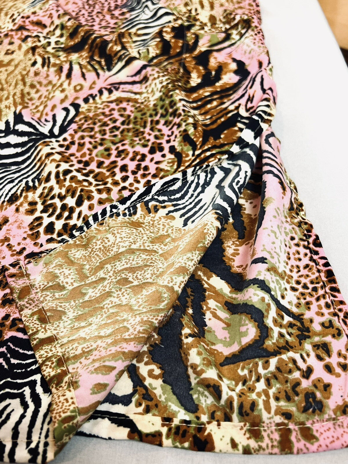 Sante Mumu Cheetah Zebra Kimono Sz S