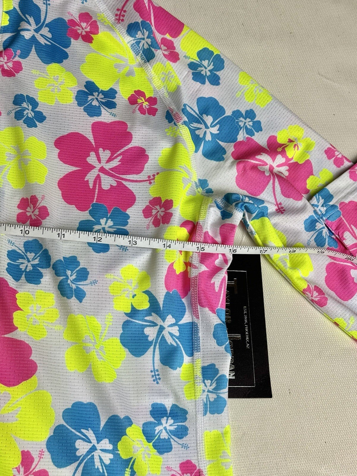 Taylor Jordan Top Women’s Neon Floral Shirt Size S. (73)