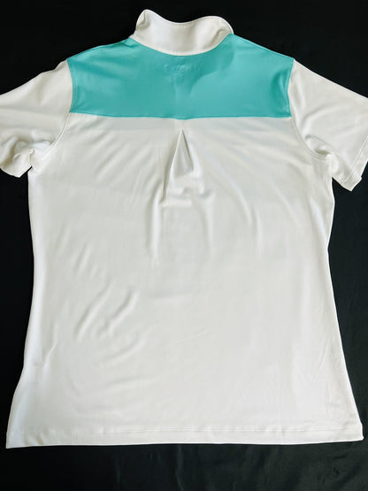 Kate Lord Women’s Golf Polo Shirt White Sz L (B.13)