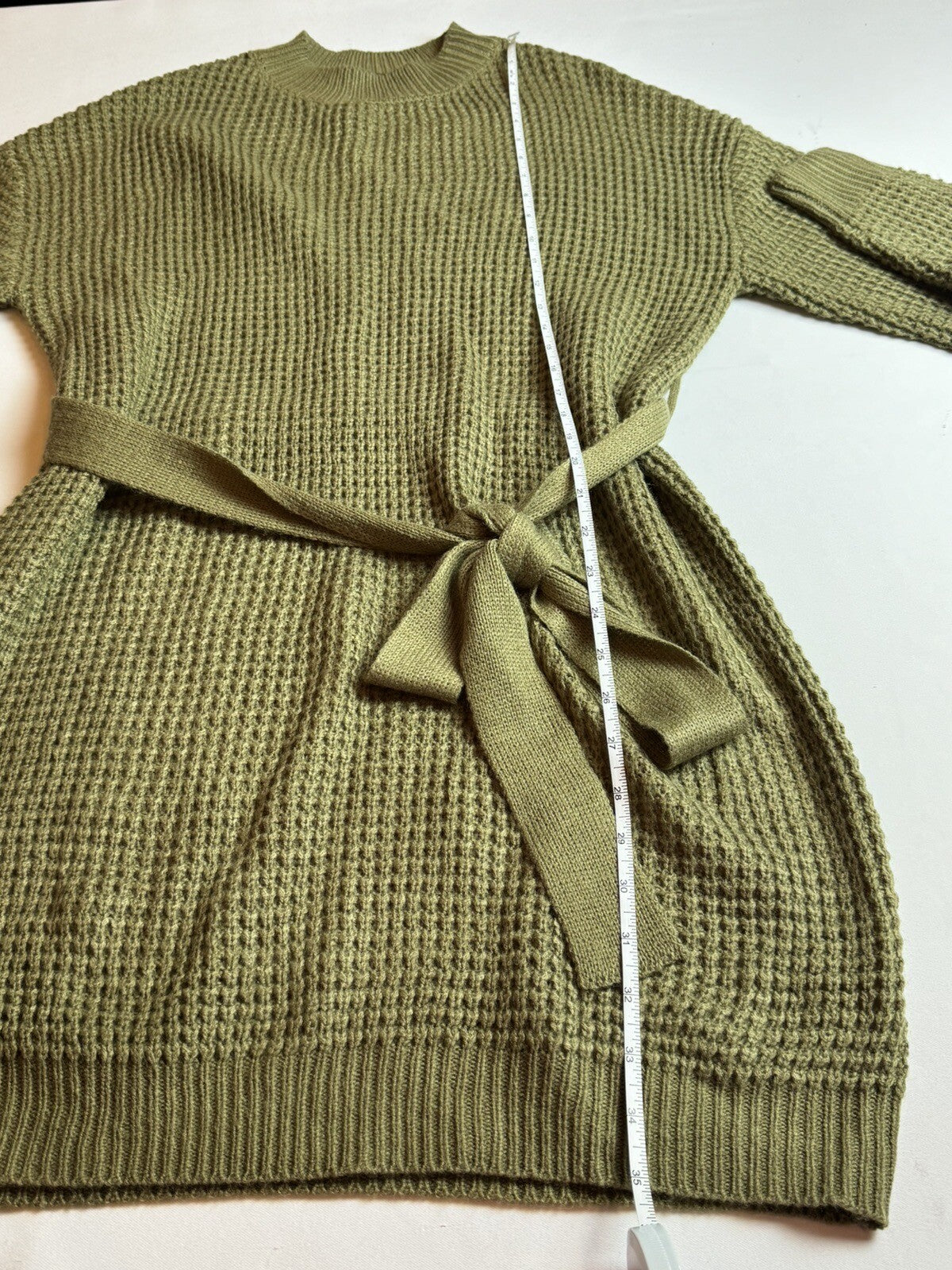 Zesica Women's Green Sweater Dress Size S.  (75)