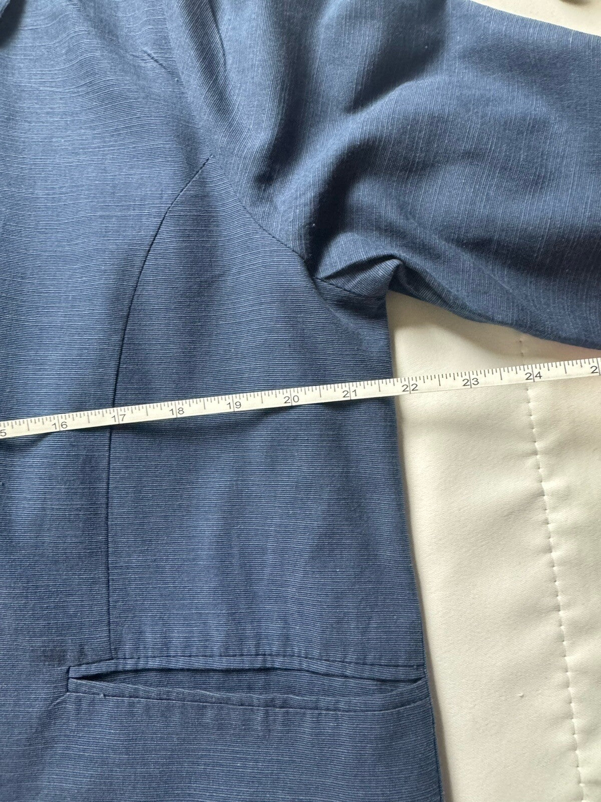 SCUSTY Women’s One Button Front Pockets Blazer Jacket Size L . (B.52/1)