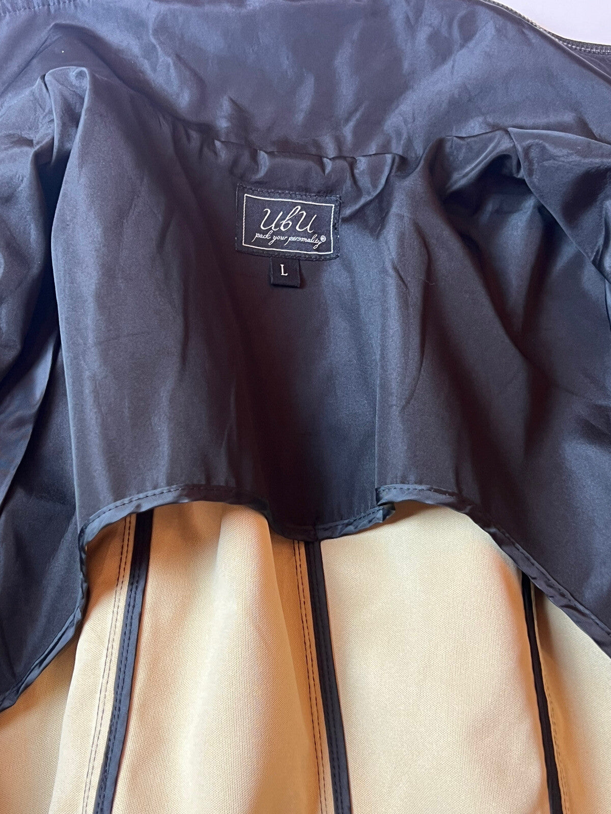 UBU Pack Your Personality Women’s Black Jacket Sz L Coat (11)