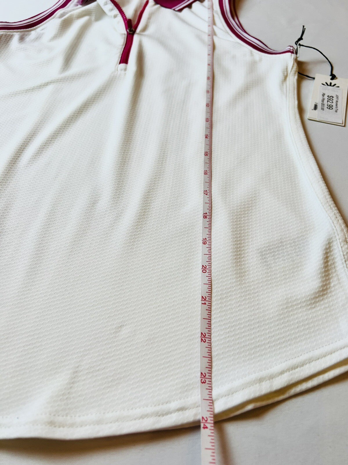 JOFIT Women's Golf Polo Shirt/Top Size XS White (18)