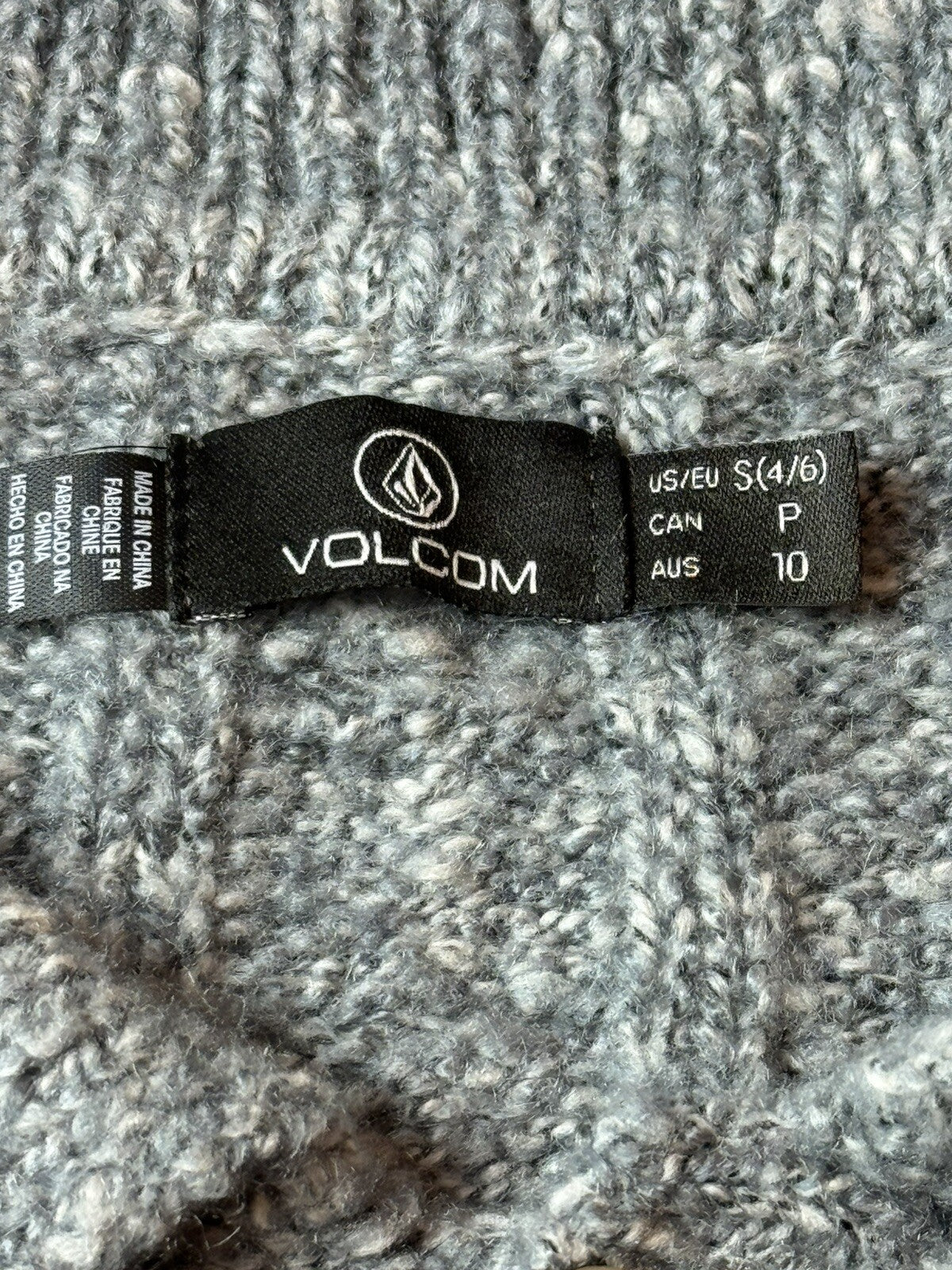 VOLCOM Women's Gray Sweater Size S  (56)