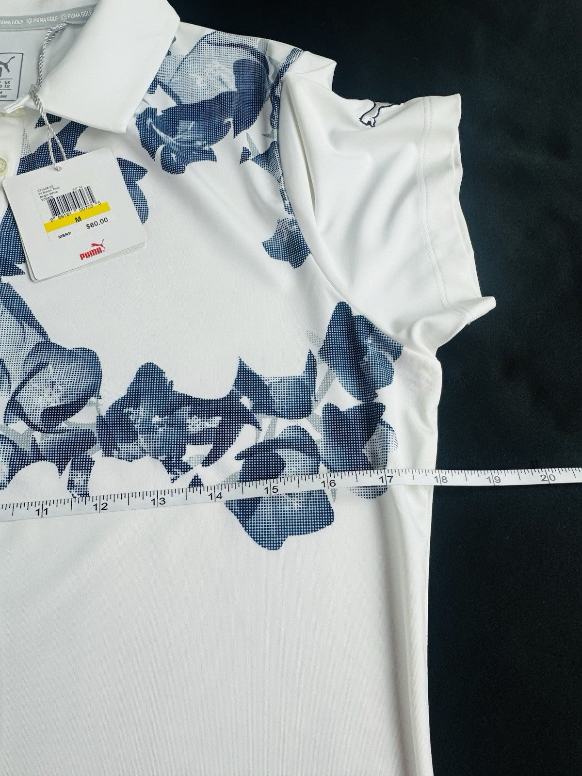 $60 Puma Women’s Golf Shirt Sz M.   (B.189)