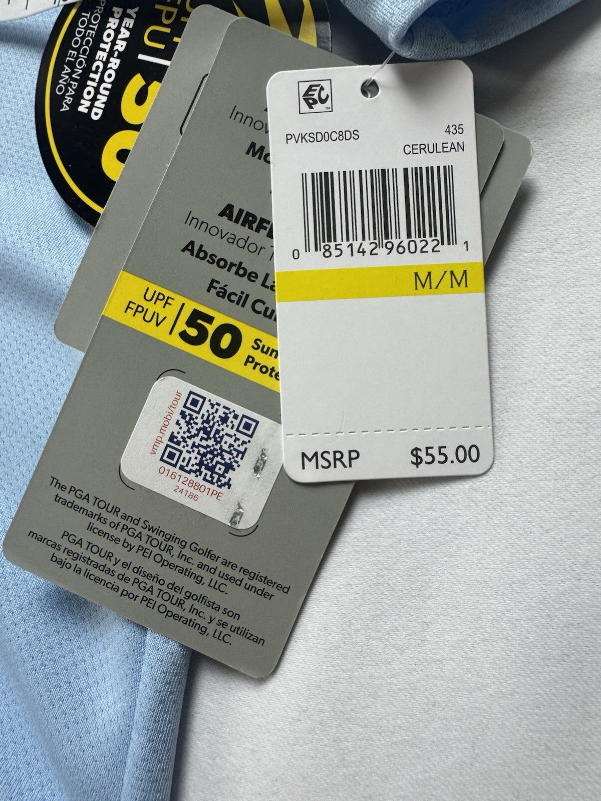 PGA TOUR Women's Golf Polo Shirt Size M.  (B.150)