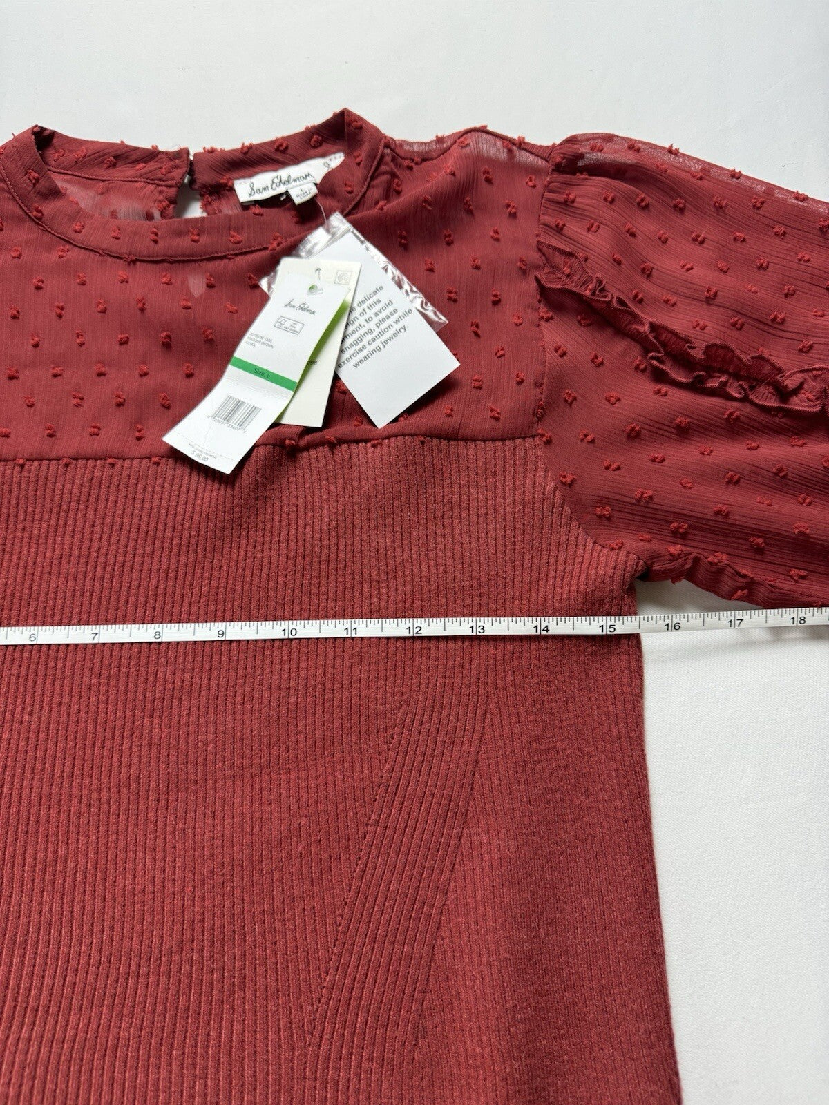 $99 Sam Edelman Women's Blouse Sz L. (B.104)