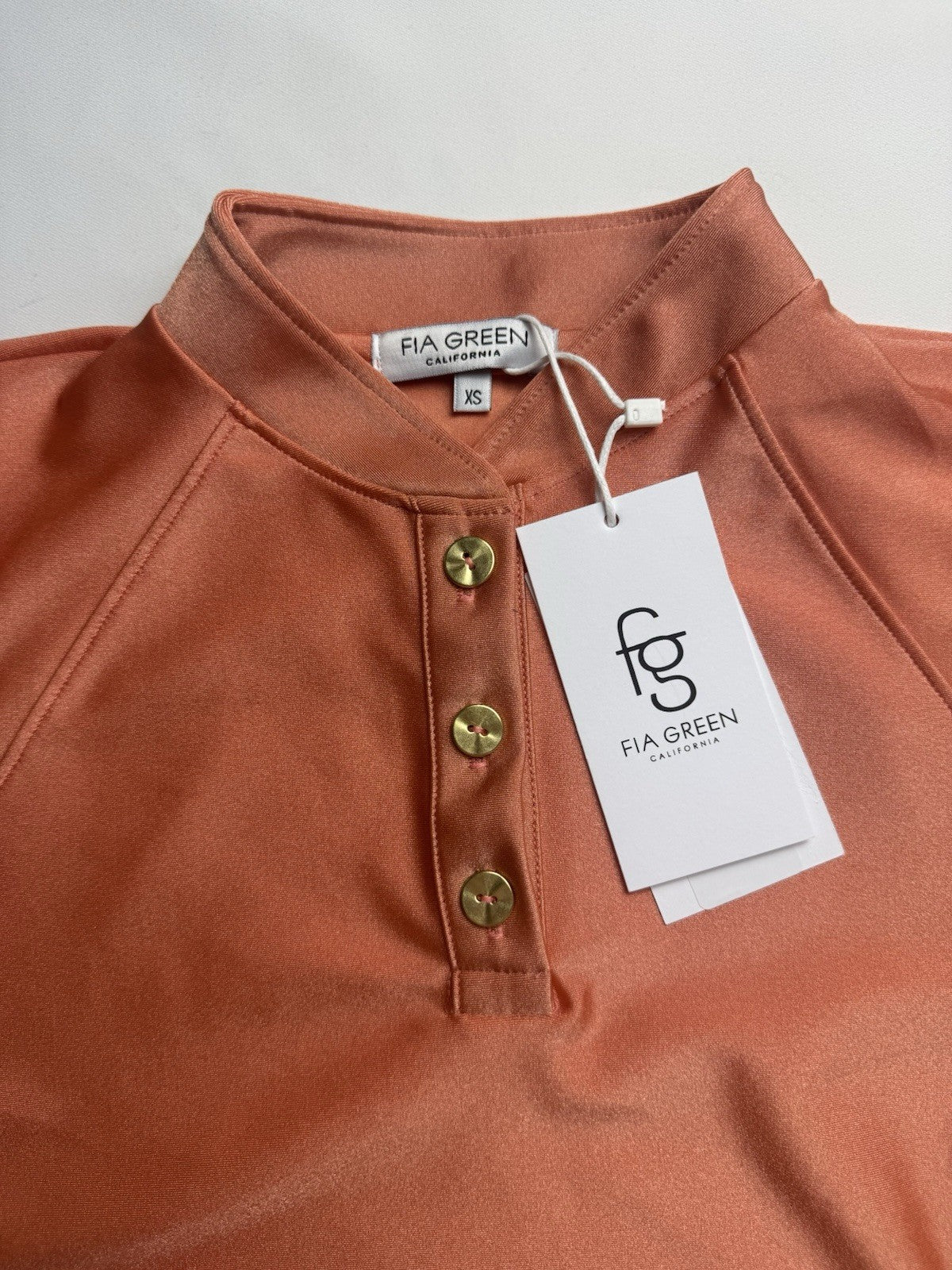 FIA Green California Women’s Top Sz XS Golf Shirt.       (B.161)