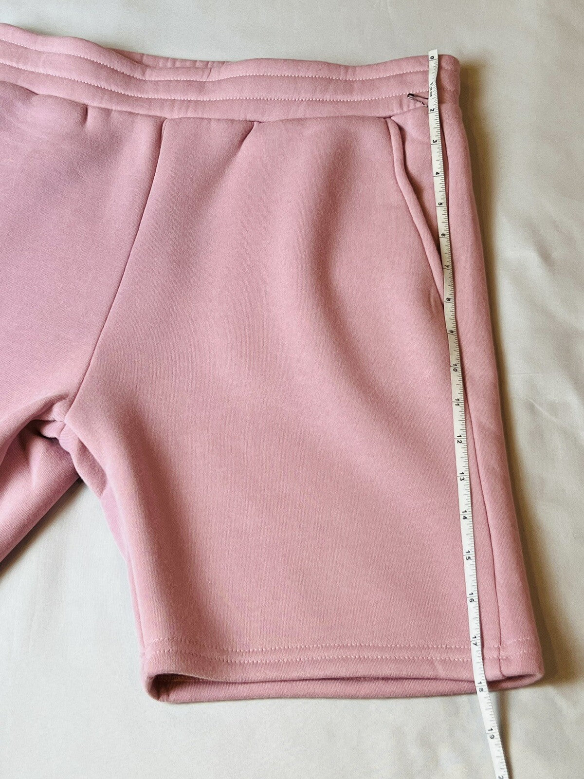 Moral Fiber Women’s Pink Fleece Short Sz L