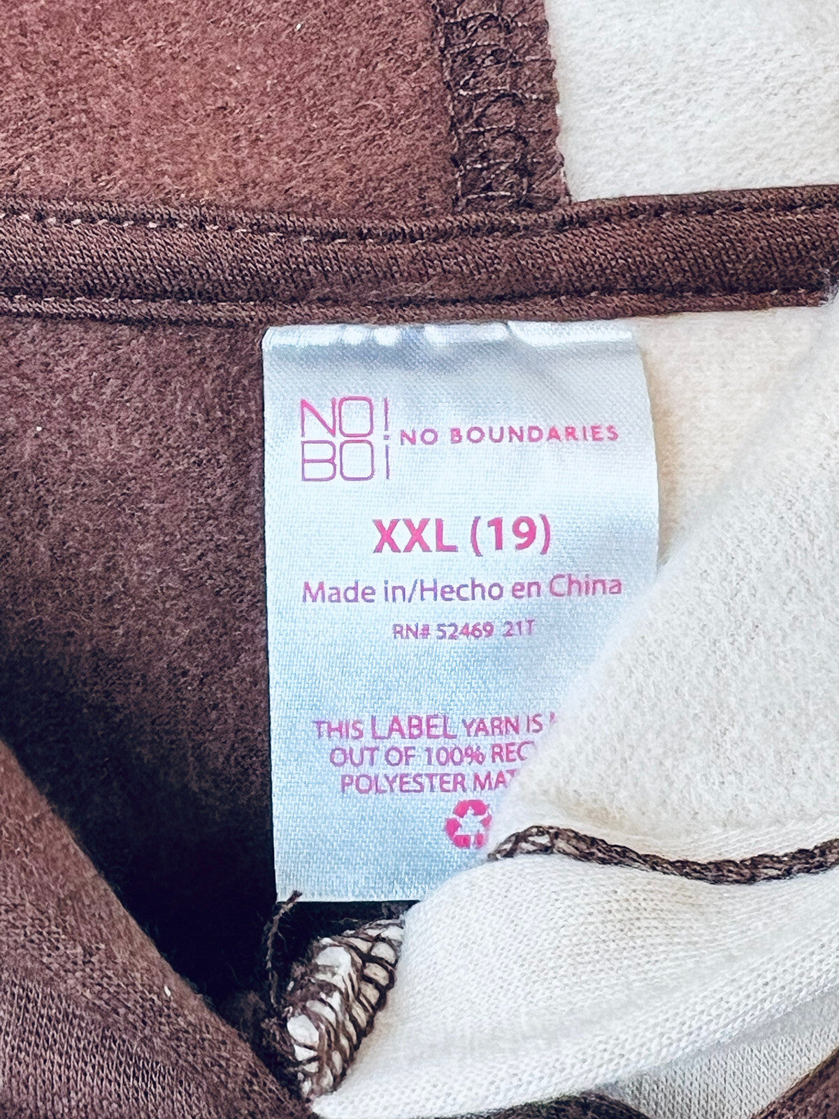 No Boundaries Women’s 2Pc set Hoodie Top,Shorts Sz 2XL