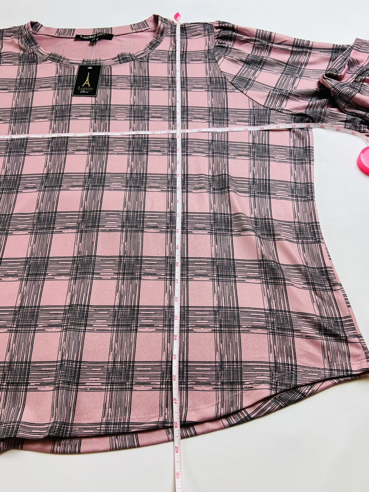 Louise Paris Women’s Blouse Check Size 3X Top