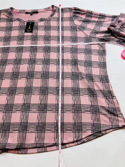 Louise Paris Women’s Blouse Check Size 3X Top