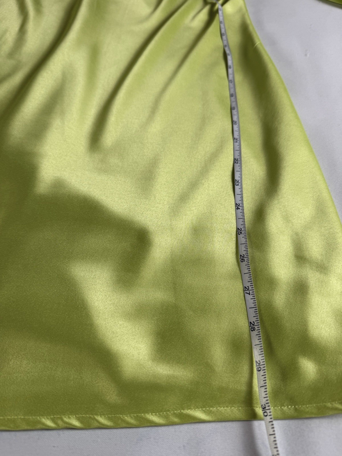 VENUS Green Neon Mini Dress Sz 8. (B.194)