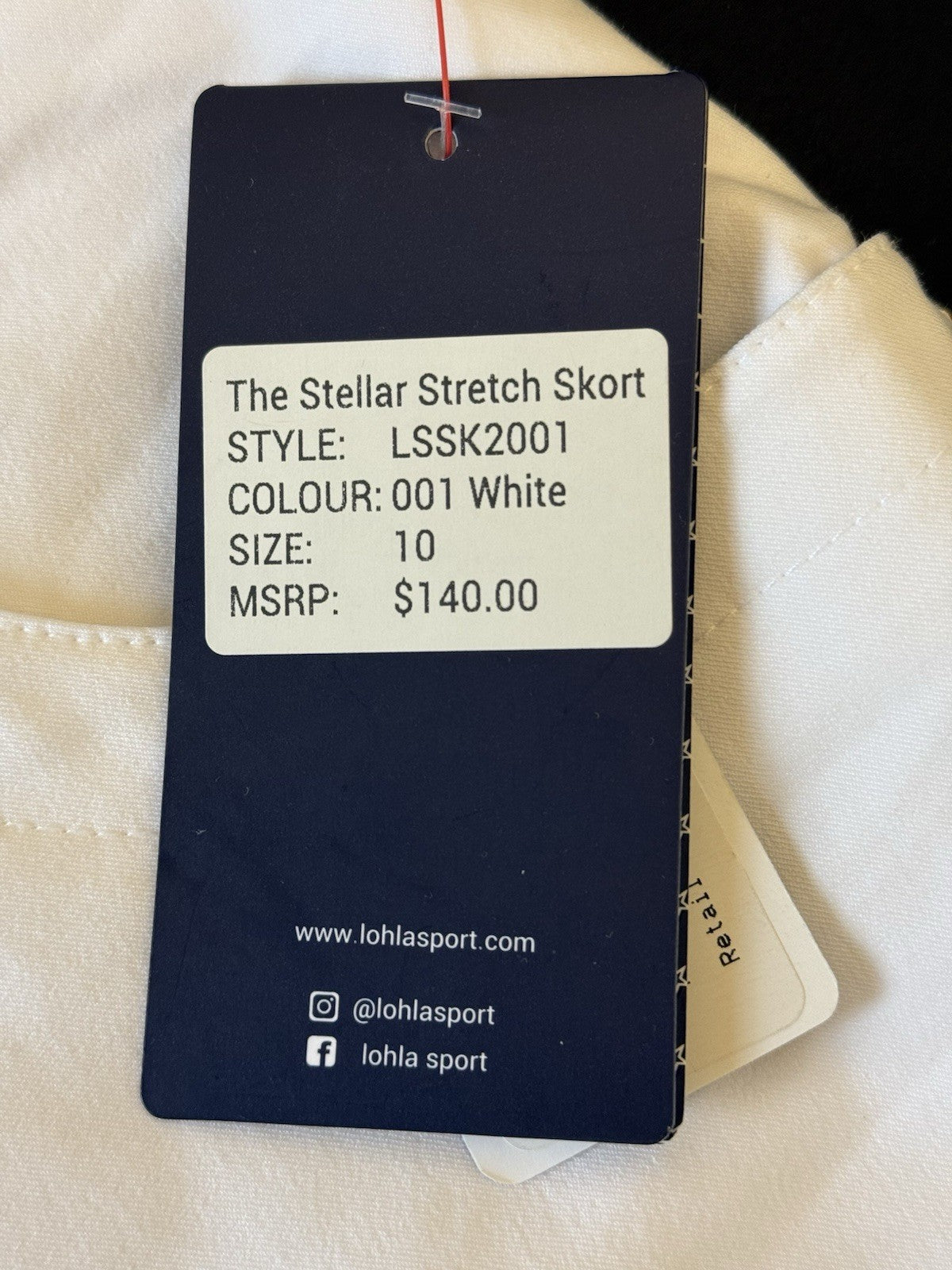 LOHLA SPORT Los Angeles Skort Tennis/golf Skirt Size 10    (B.161)