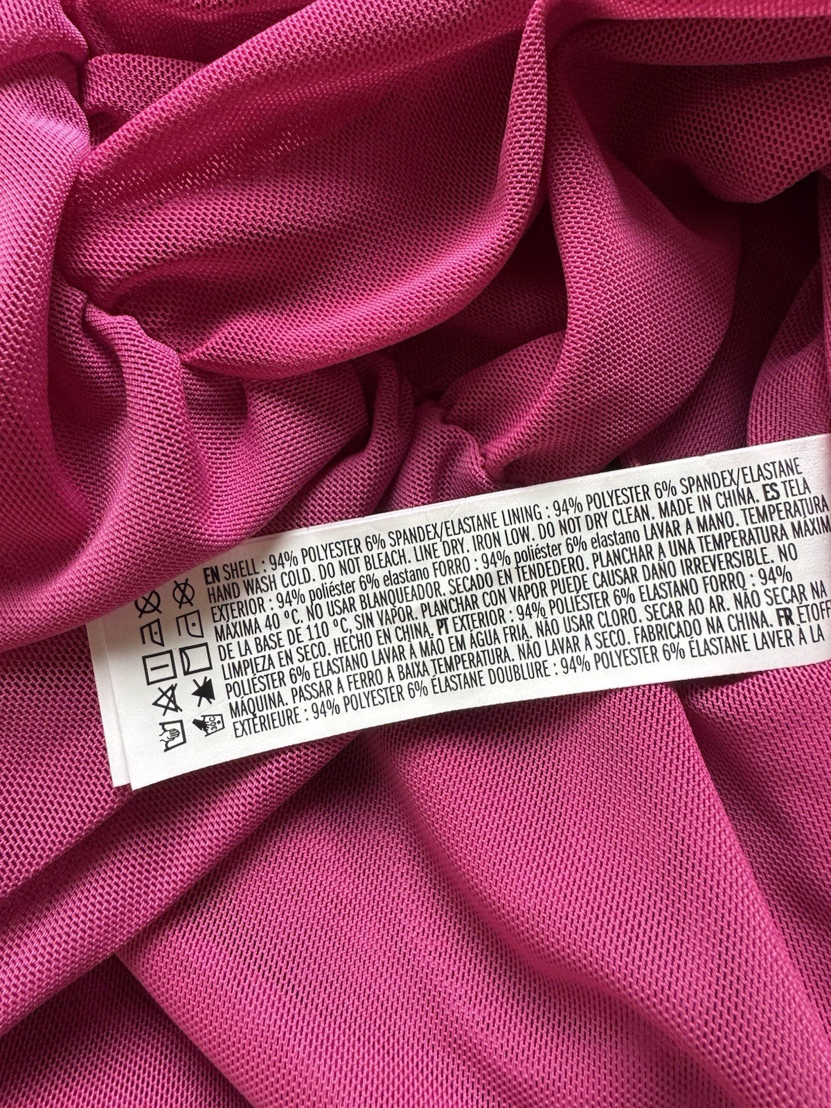 Forever 21 Fuchsia Bodycon Dress Sz S.  (B.160)