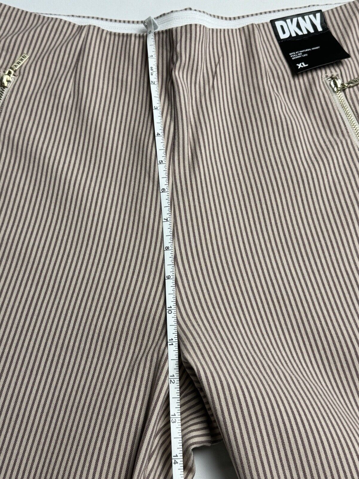 $89 DKNY Women's Striped Pants Sz XL