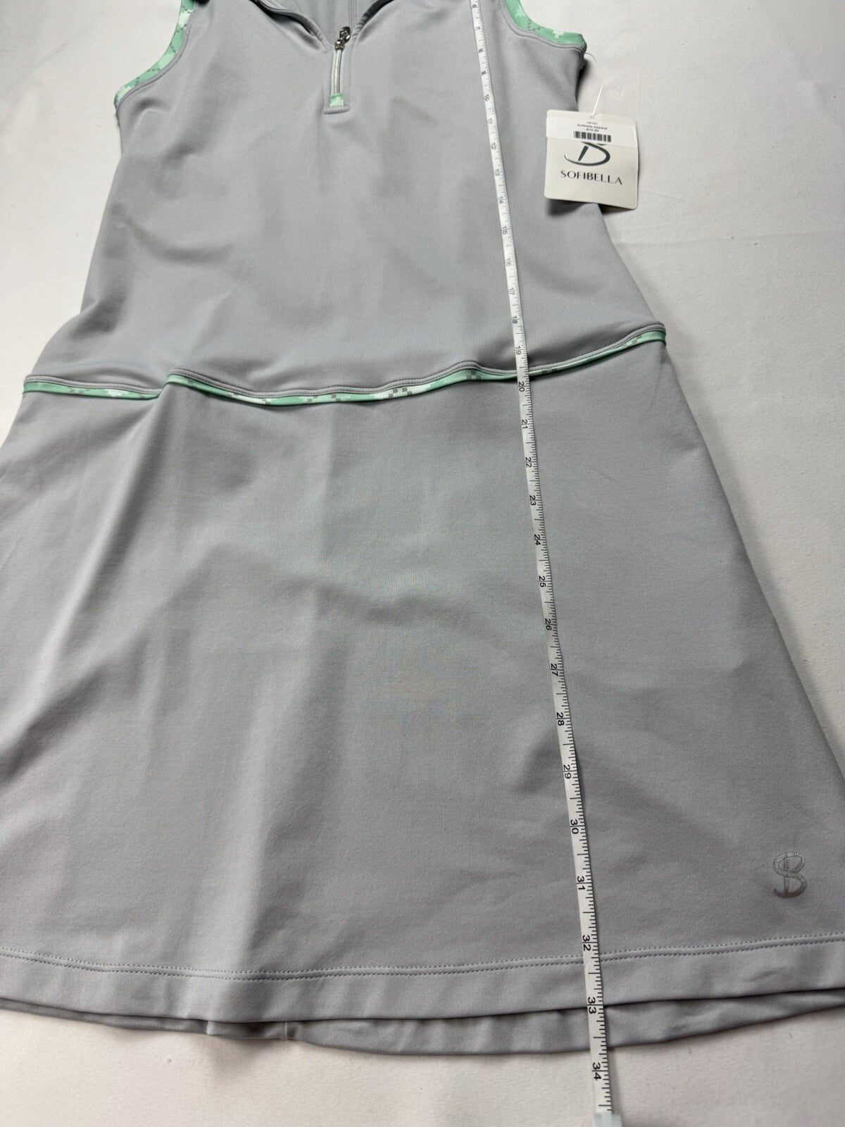 $94 Sofibella Women's Tennis Gray Dress with Pockets Sz S. (B.38).