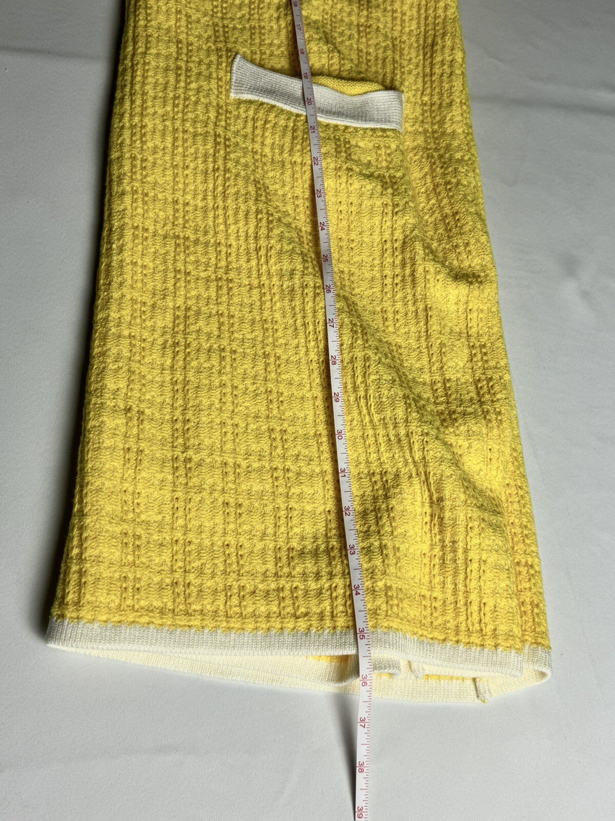 Free Assembly Women’s Tweed Yellow Dress Sz L (67)