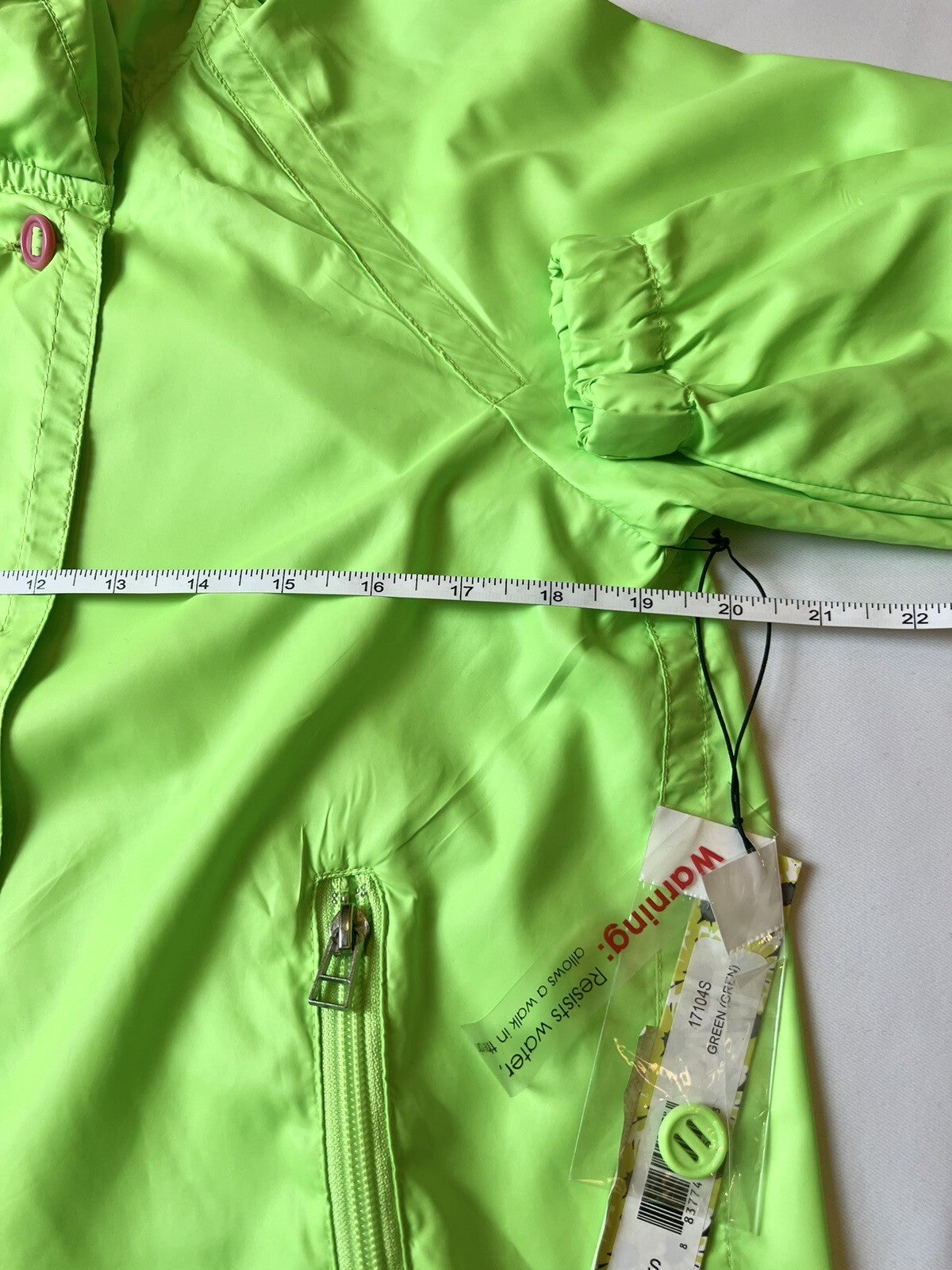 UBU Pack Your Personality Women’s Jacket Neon Green Sz S Coat (11)