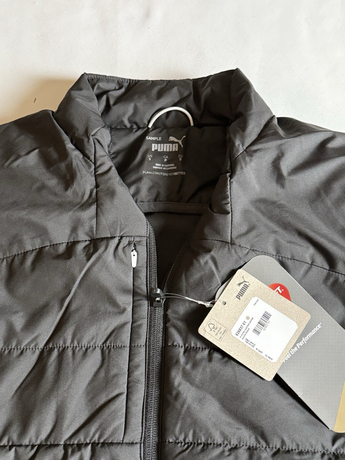 Puma Women's Golf Quilted Jacket Size S.   (B.194)