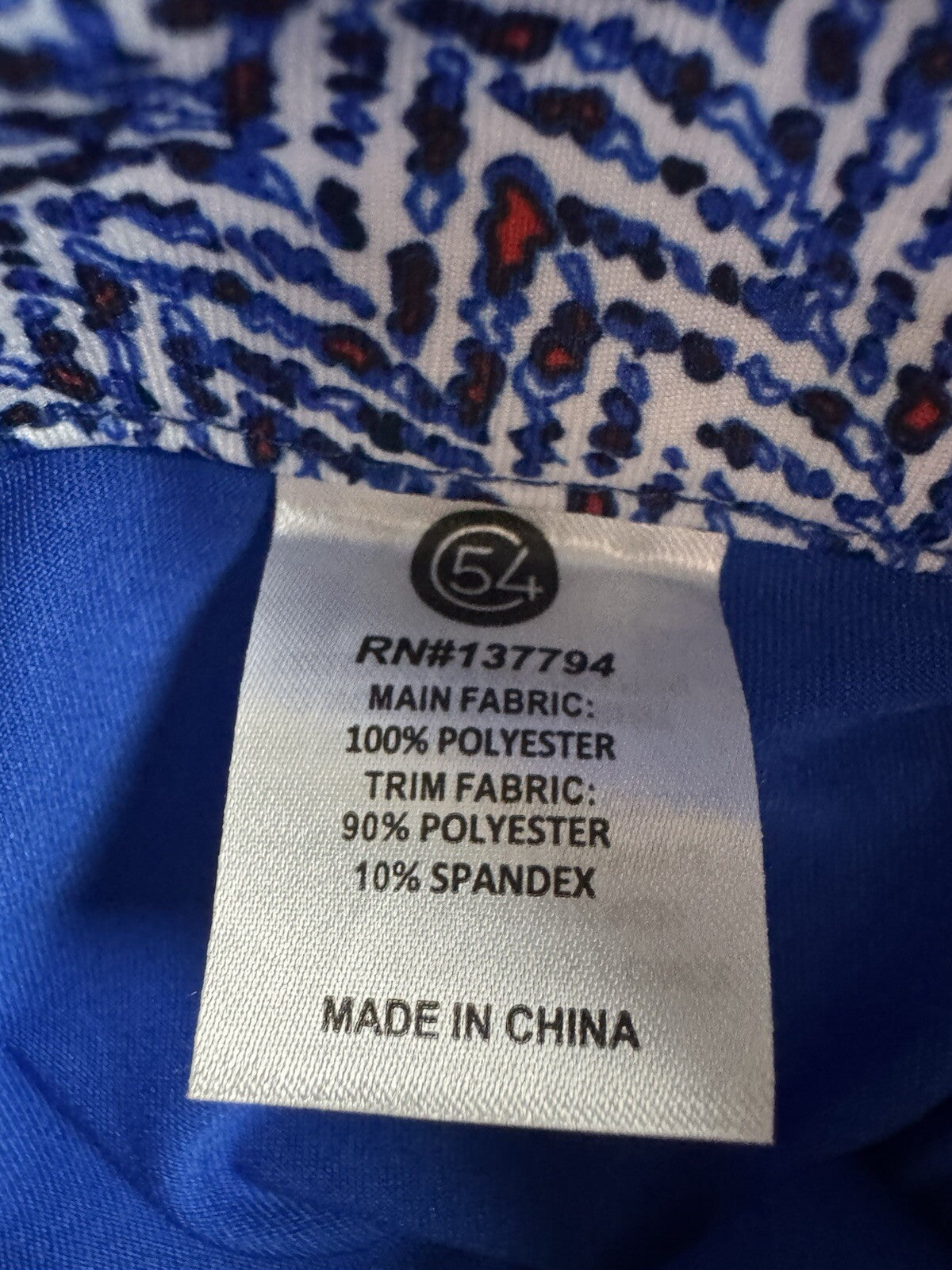 CHASE 54 Women’s Golf Skort Skirt Sz 14.   (B.125)