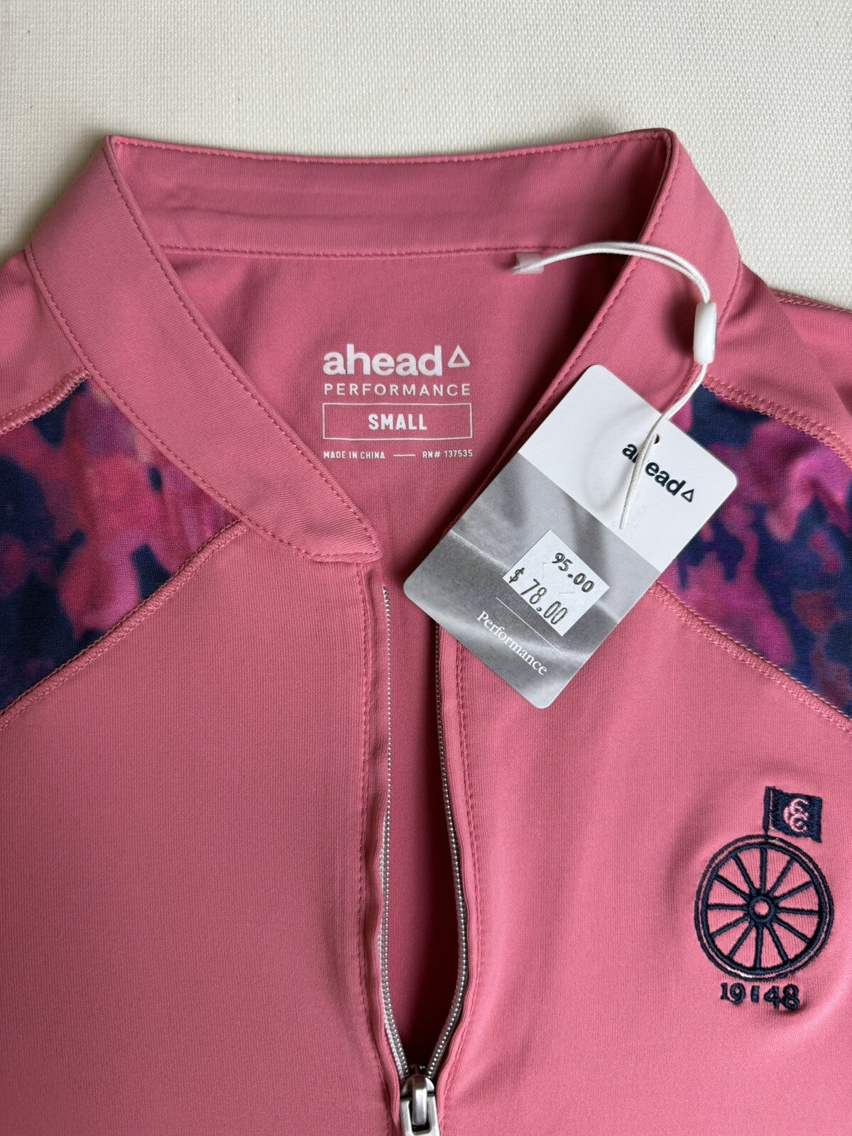 Ahead Performance Polo Golf Shirt Women’s Sz S. (67)