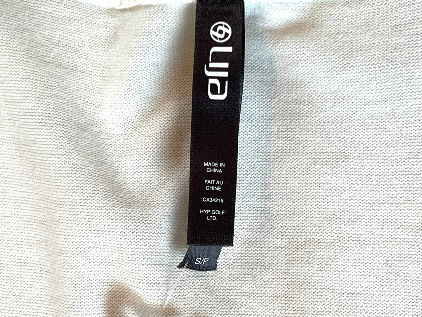 Lija Women's Golf Knit Vest Sz S White