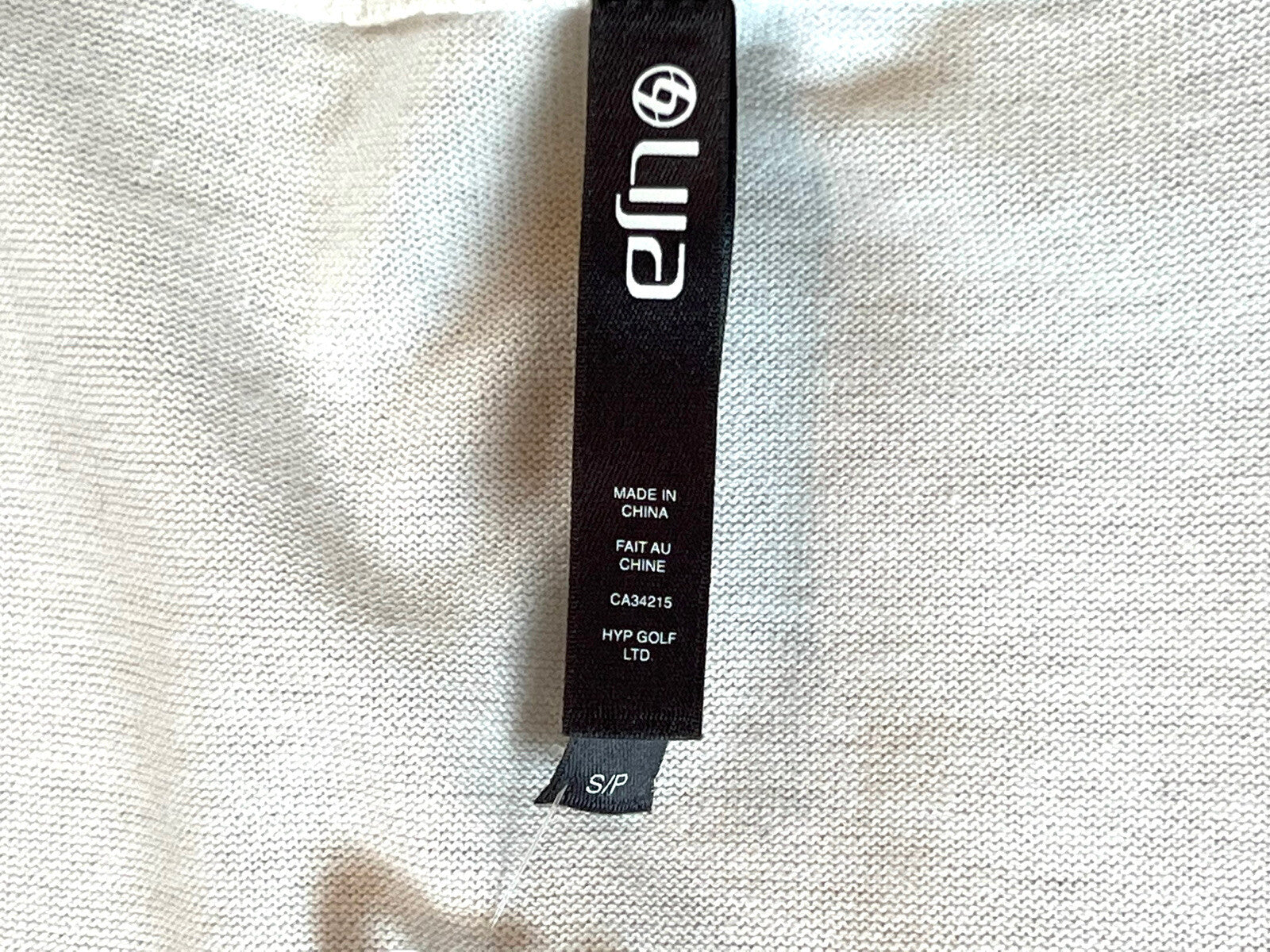 Lija Women's Golf Knit Vest Sz S White