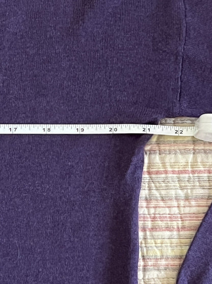 New York and Company Women’s V Neck Sweater Purple Size 2XL - product photo 5