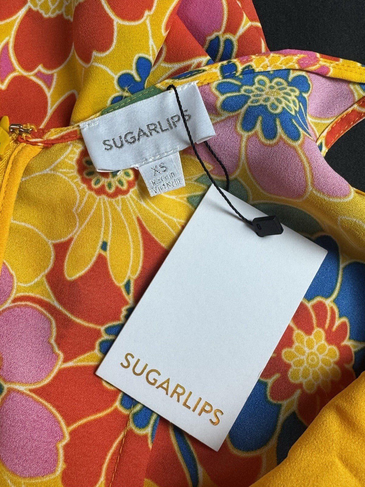 Sugar Lips Maxi Dress Multi Floral Sz XS    (B.176)