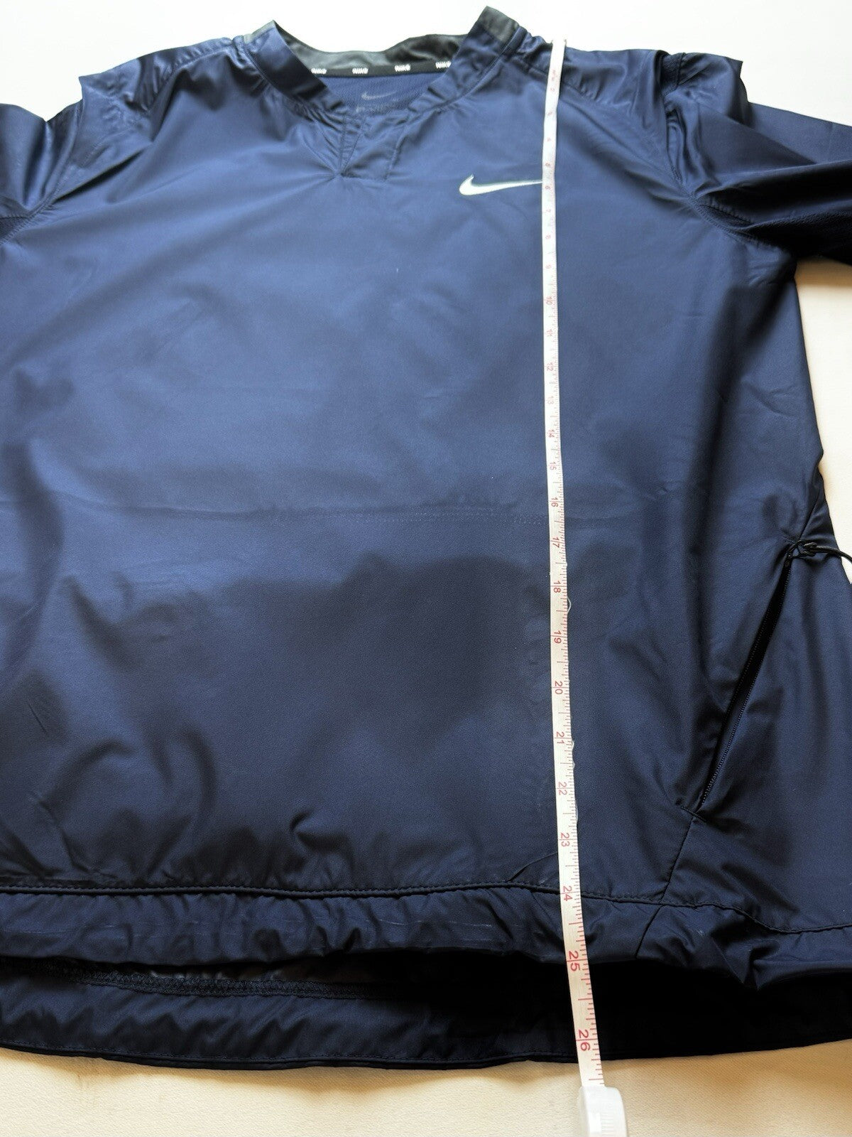 $60 Nike Yoga Women's Navy Size S Short Sleeve Yoga Top. (B66)