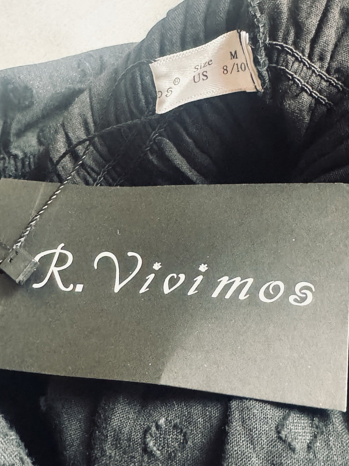 R Vivimos Women Black Maxi Dress Sz M. (B.168)