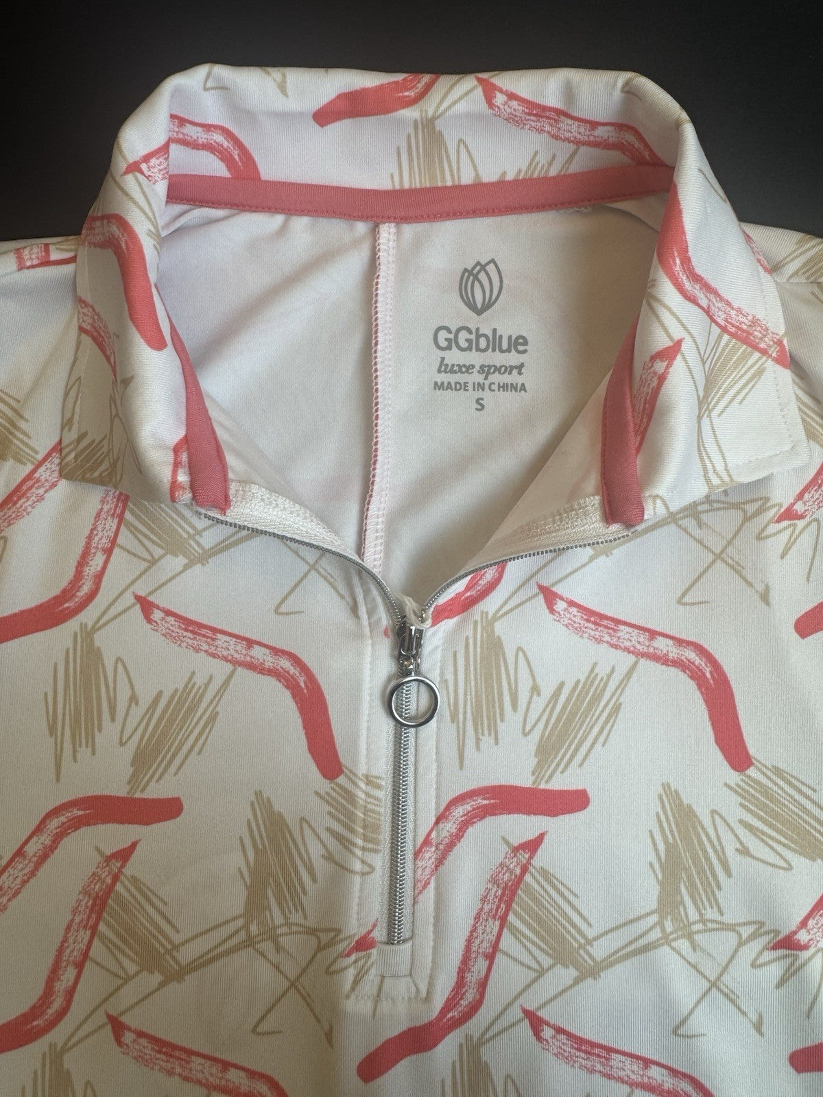 GG Blue Women's Golf Polo Shirt Sz S.     (B.161)