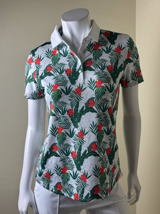 GG Blue Women's Golf Polo Shirt Sz S.     (B.162)