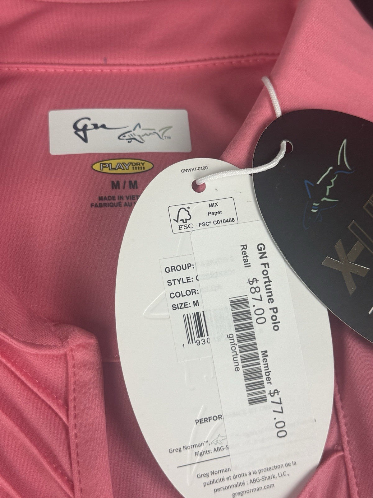 Greg Norman Women's Golf Polo Shirt Sz M        (B.185)