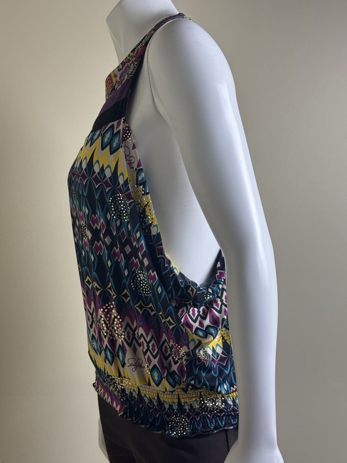 Baby Phat Women’s Tank Top Halter Neck Size S  (B.141)