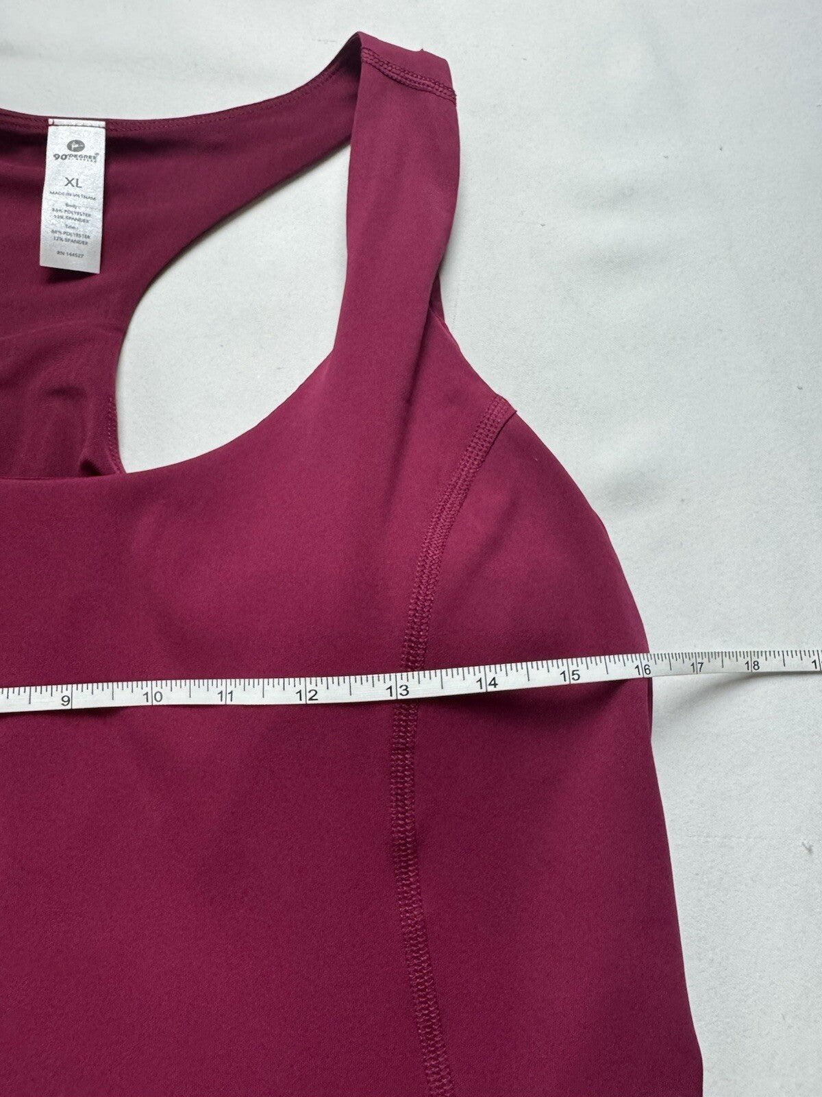 $88 90 Degree By Reflex Dress Built-in Bra. Sz XL. (B.142)