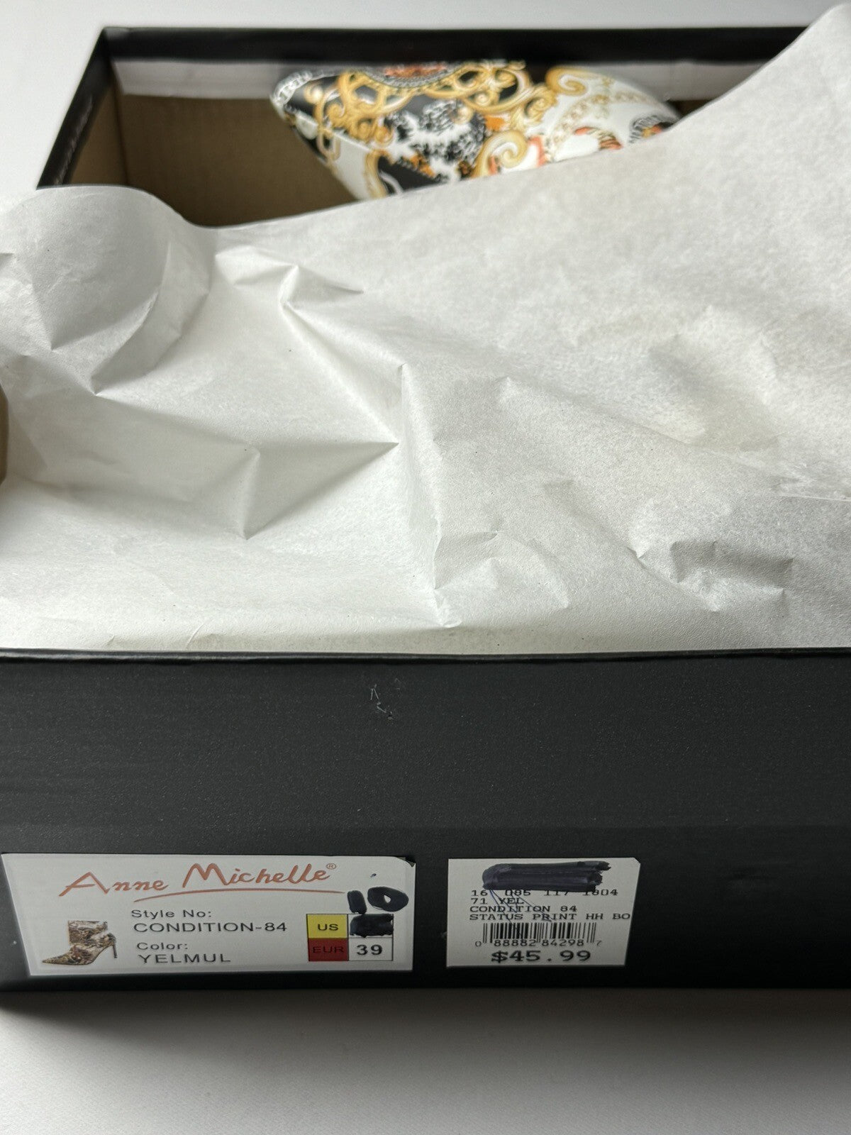 Anne Michelle Baroque Patterns Boots Size 10