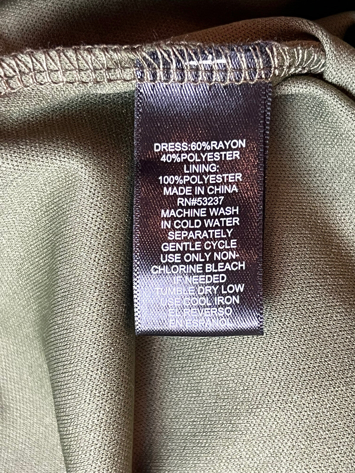 Mlle Gabrielle Sz XL Green Dress Fit Flare Button Down Sleeveless (3)