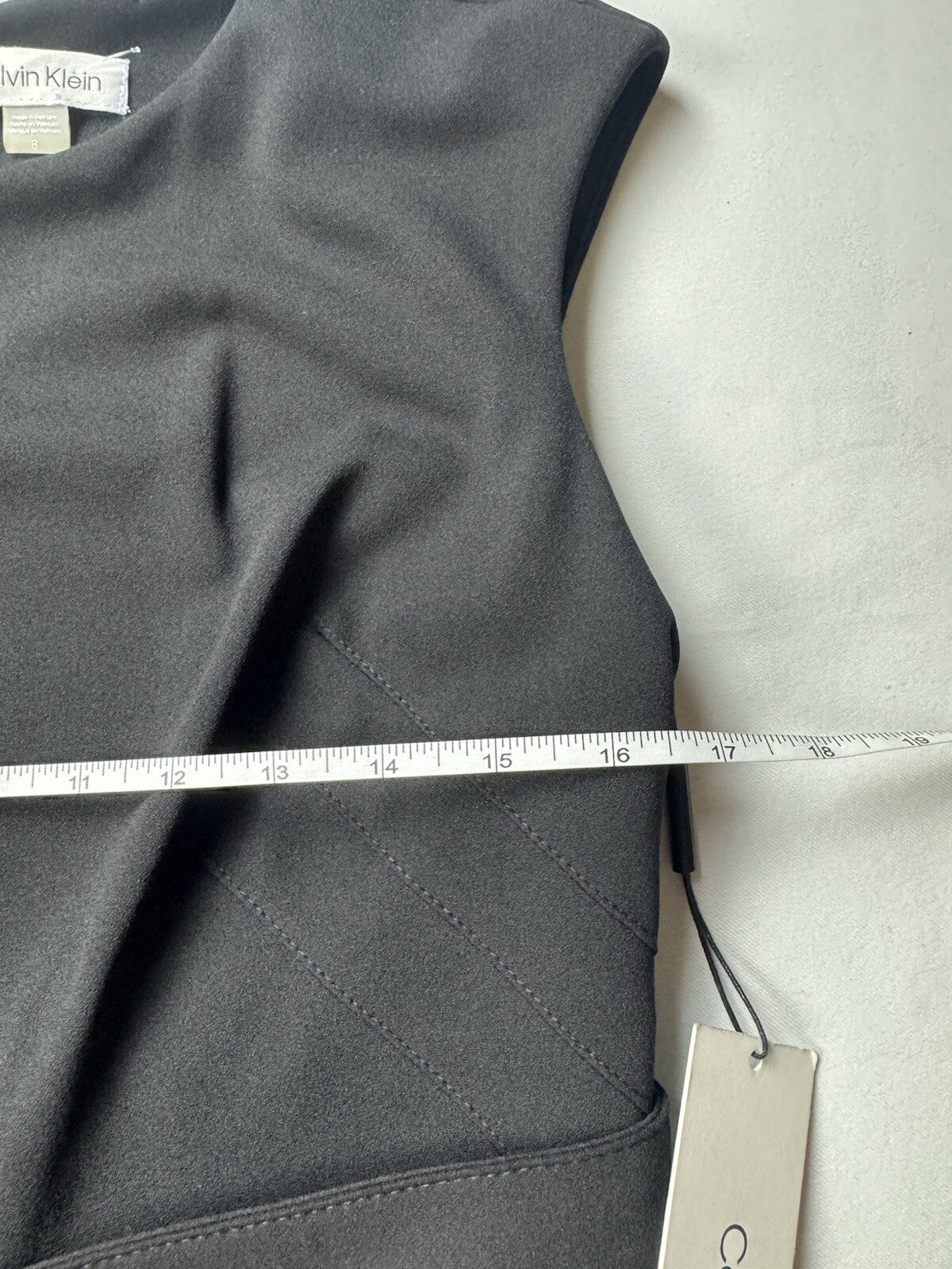 $139 Calvin Klein Jumpsuit Pants Women's Size 8 Sleeveless Top (B.143)