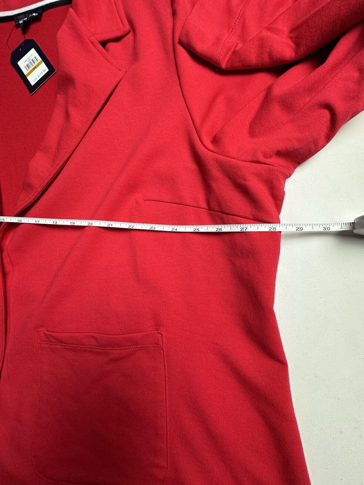 $119 DKNY Women’s Blazer Red Jacket Size 3XL