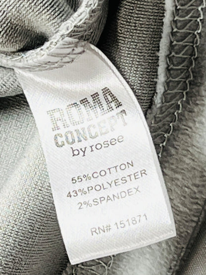 Roma Concept Women’s Hoodie Sweater Sz 2X Gray