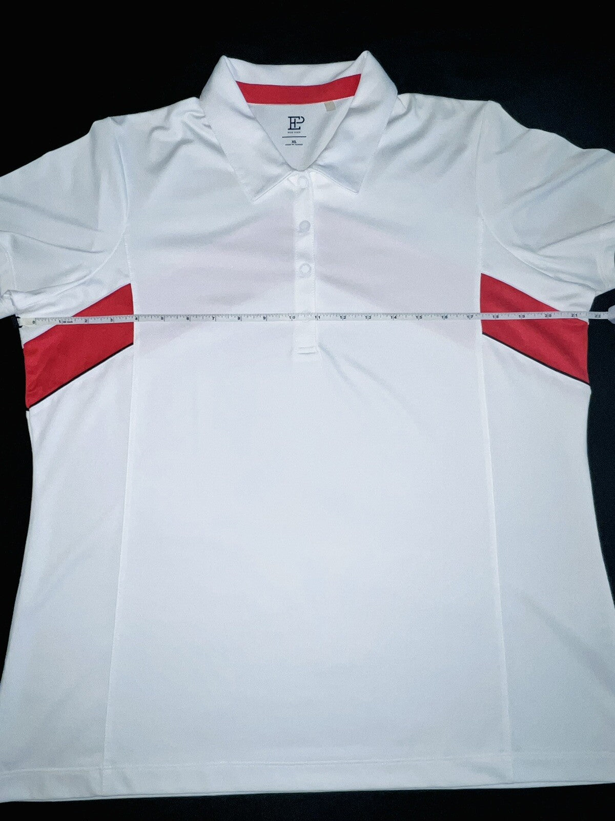 E.P New York Women's Golf White Polo Shirt Sz XL (13)