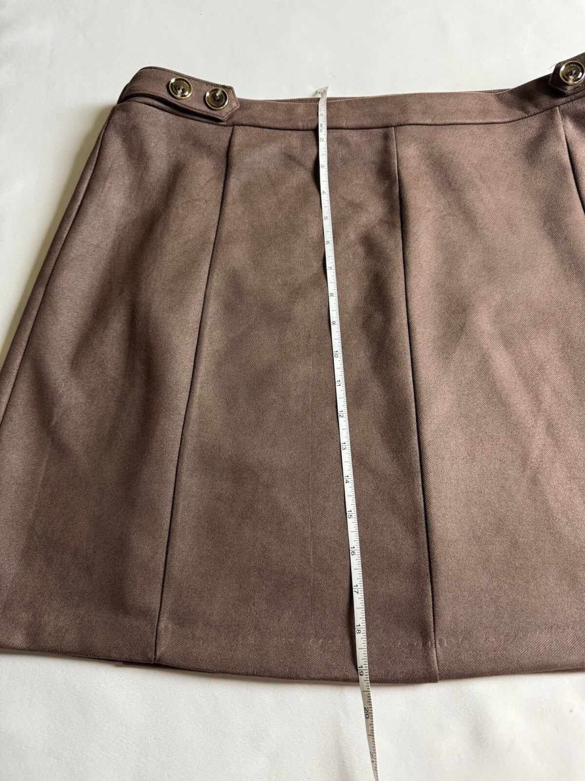 $49 Marc New York Women's Brown Skirt Sz XL (B.125)